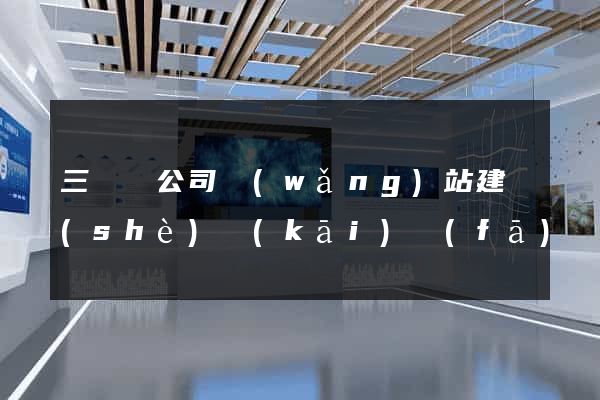 三門縣公司網(wǎng)站建設(shè)開(kāi)發(fā)