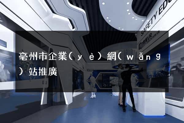 亳州市企業(yè)網(wǎng)站推廣