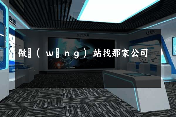 做網(wǎng)站找那家公司
