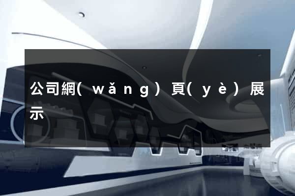 公司網(wǎng)頁(yè)展示