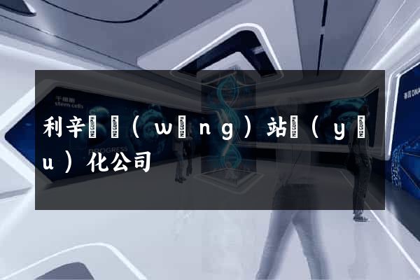 利辛縣網(wǎng)站優(yōu)化公司