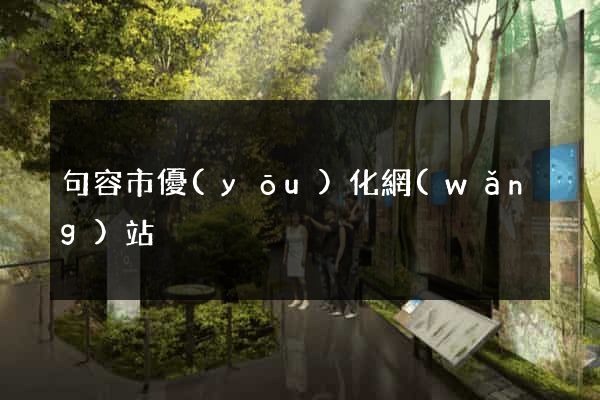 句容市優(yōu)化網(wǎng)站
