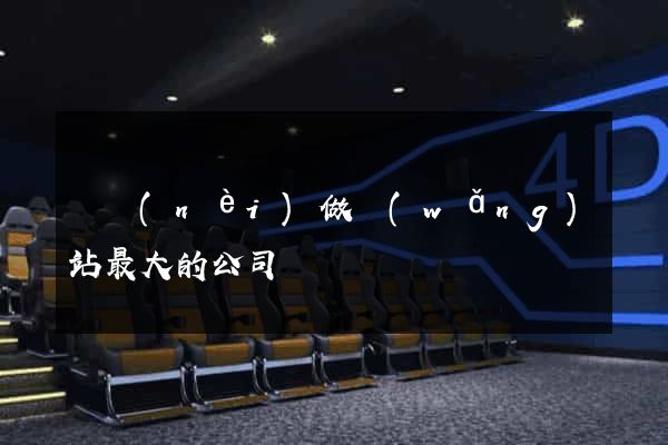 國內(nèi)做網(wǎng)站最大的公司