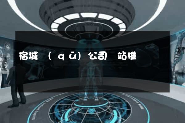 宿城區(qū)公司網站推廣