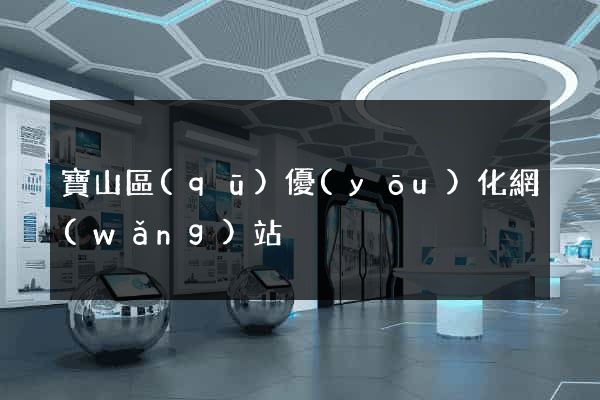 寶山區(qū)優(yōu)化網(wǎng)站