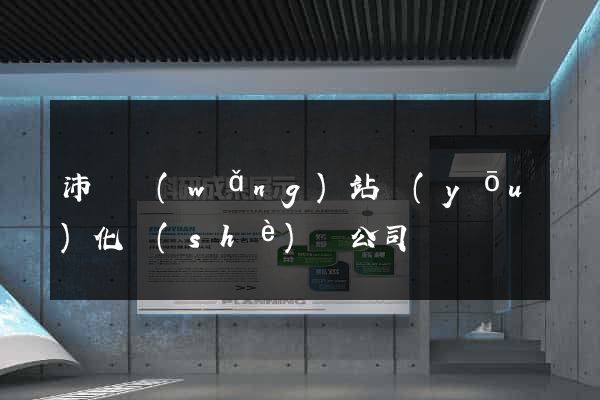 沛縣網(wǎng)站優(yōu)化設(shè)計公司