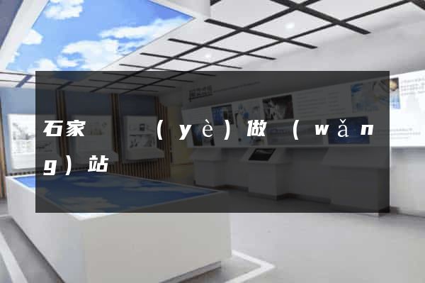 石家莊專業(yè)做網(wǎng)站