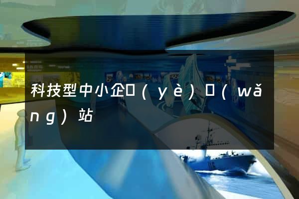 科技型中小企業(yè)網(wǎng)站