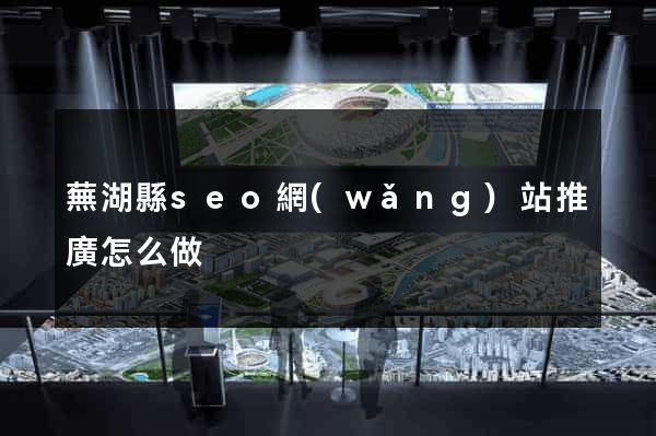 蕪湖縣seo網(wǎng)站推廣怎么做