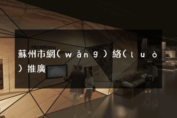 蘇州市網(wǎng)絡(luò)推廣