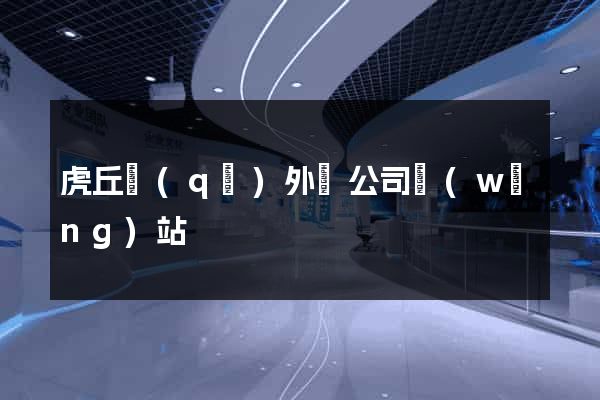 虎丘區(qū)外貿公司網(wǎng)站