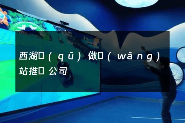 西湖區(qū)做網(wǎng)站推廣公司