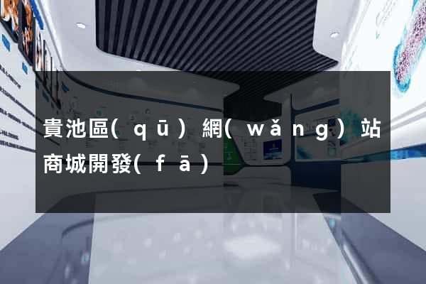 貴池區(qū)網(wǎng)站商城開發(fā)
