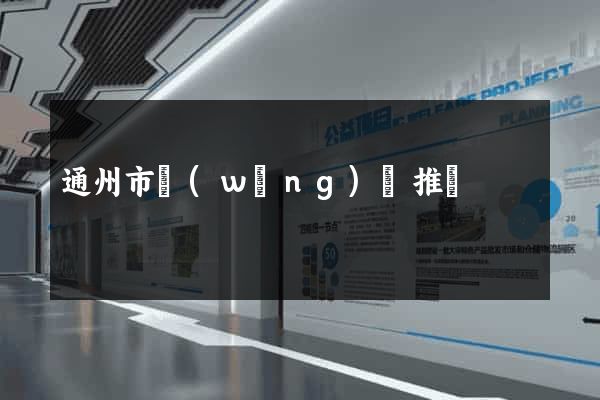 通州市網(wǎng)絡推廣