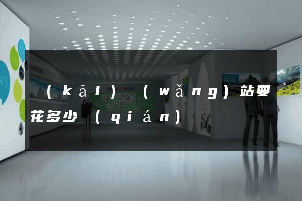 開(kāi)網(wǎng)站要花多少錢(qián)
