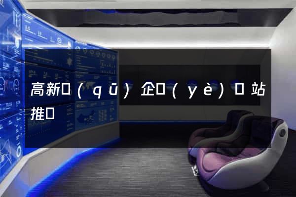 高新區(qū)企業(yè)網站推廣