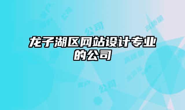 龍子湖區(qū)網(wǎng)站設(shè)計專業(yè)的公司